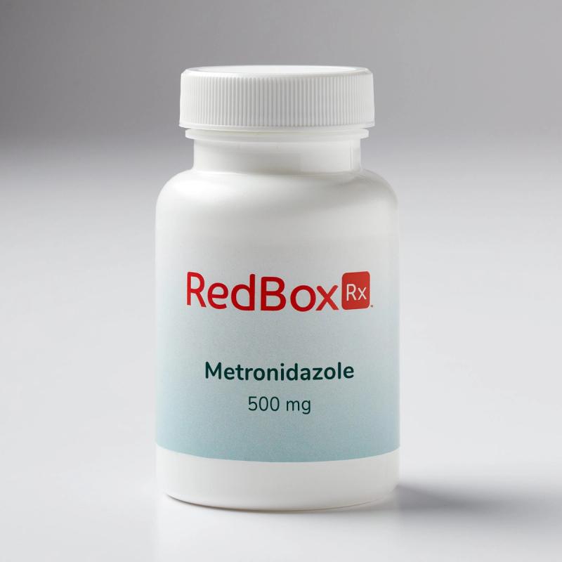 RedBox Rx Metronidazole Med Bottle