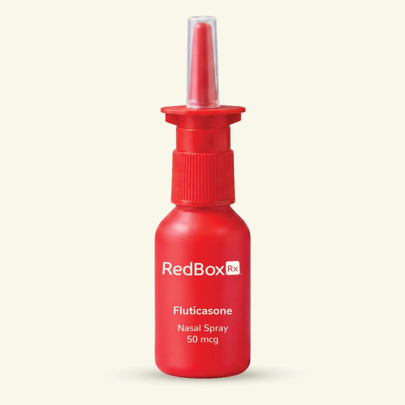 RedBox Rx Fluticasone 18 g Nasal Spray Bottle