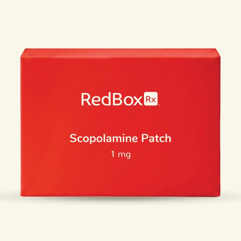 RedBox Rx Scopolamine Patch 1 mg Box