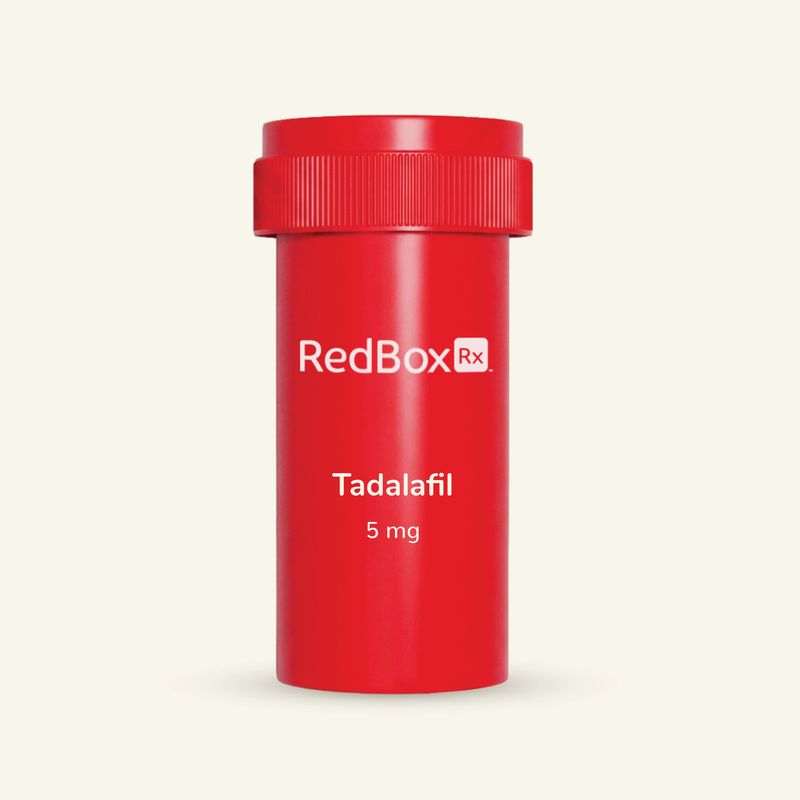 Redbox Rx Tadalafil 5 mg Med Bottle