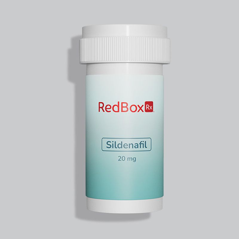 RedBox Rx sildenafil 20 mg med bottle