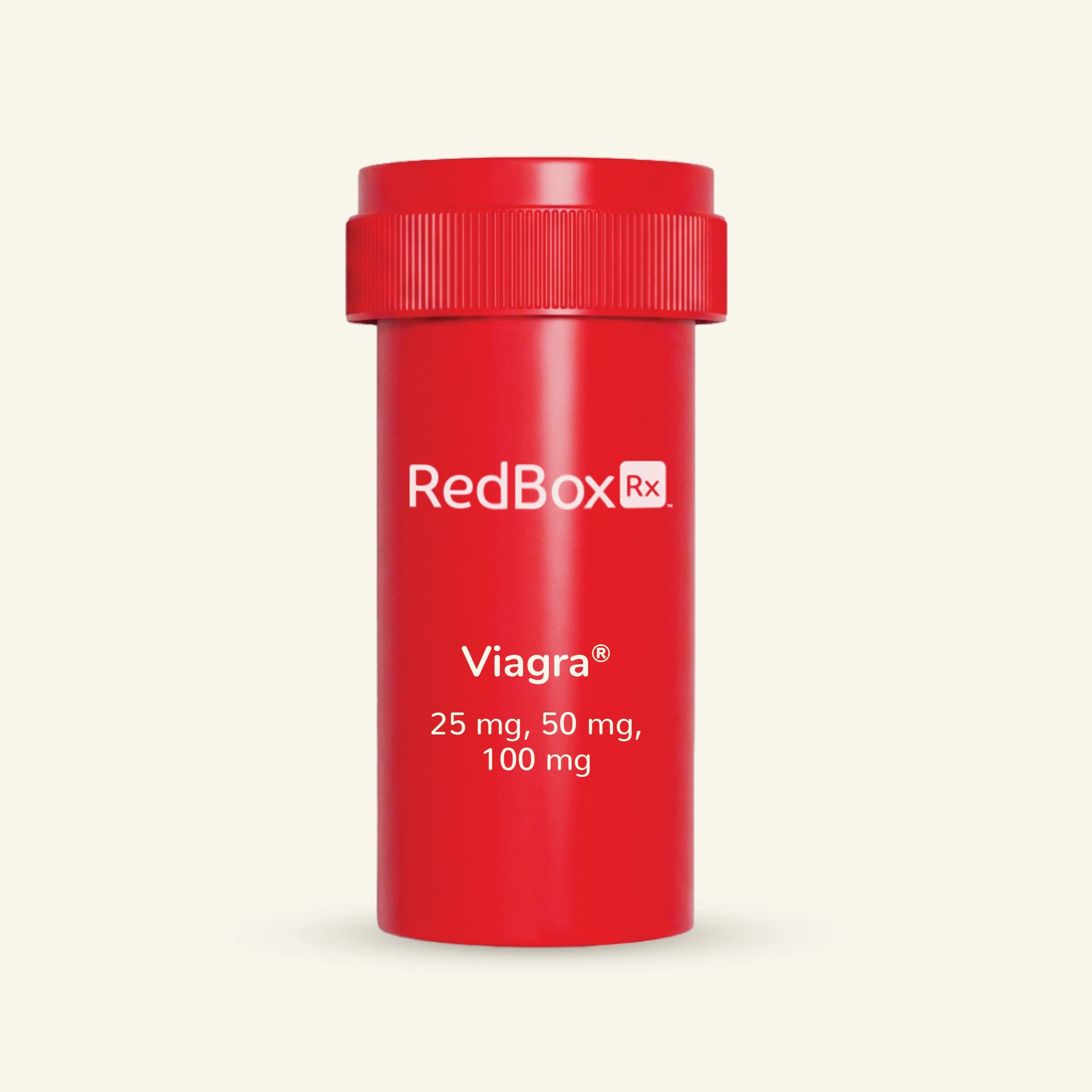 RedBox Rx Viagra 25 mg, 50 mg, 100 mg Med Bottle