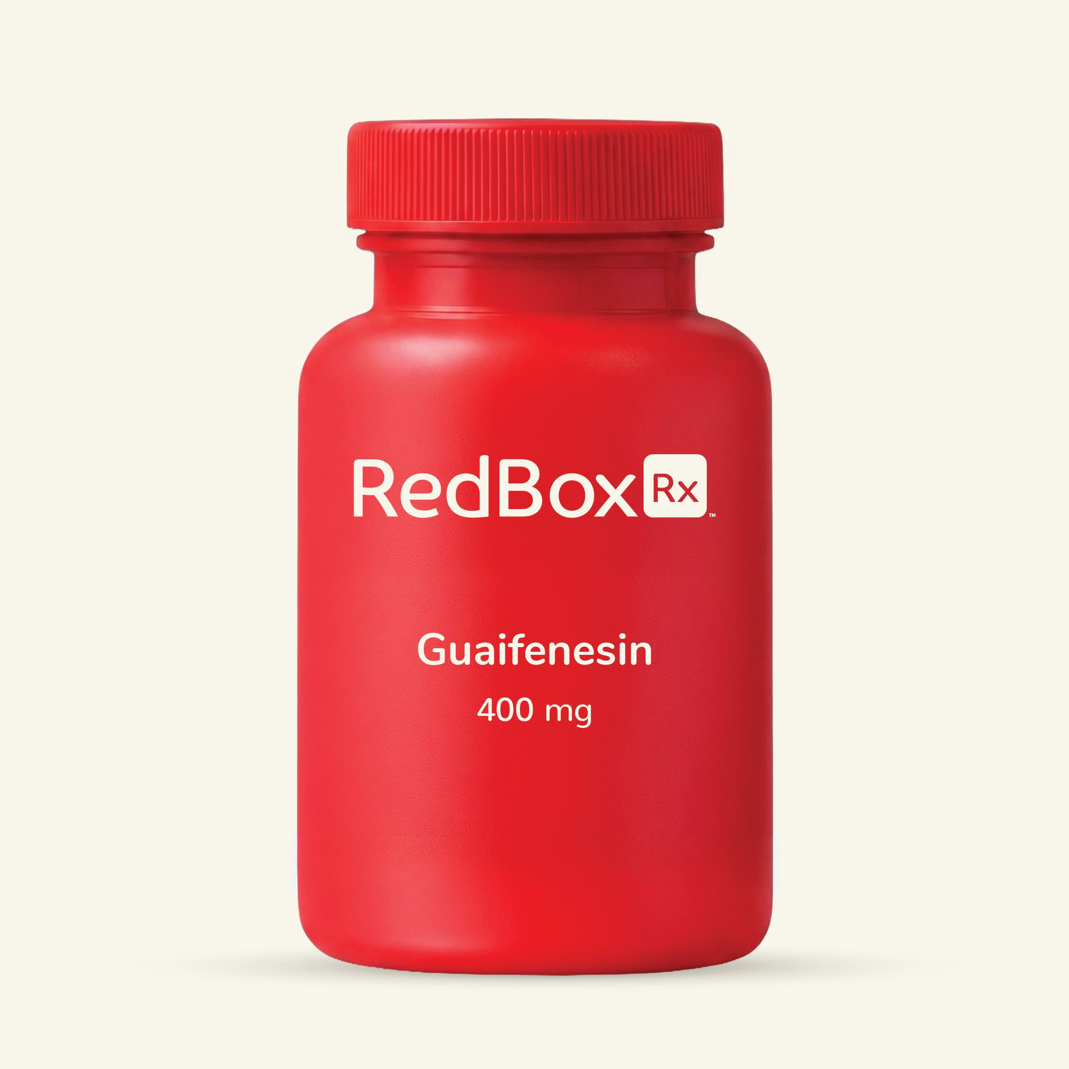 RedBox Rx Guaifenesin 400 mg Med Bottle