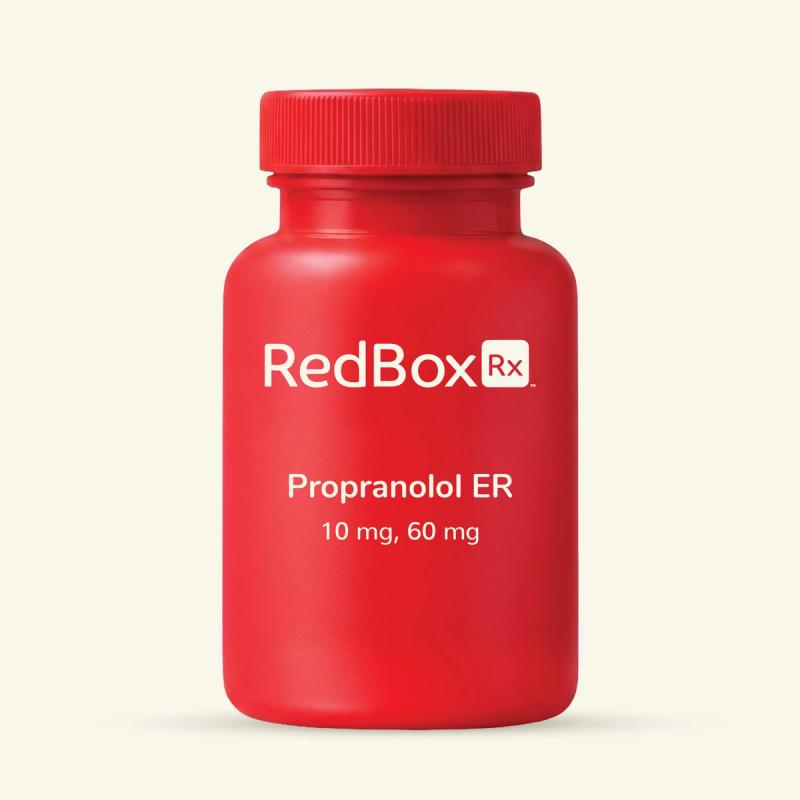 RedBox Rx Propranolol ER 10 mg, 60 mg Med Bottle