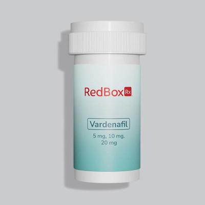 Bottle of vardenafil 