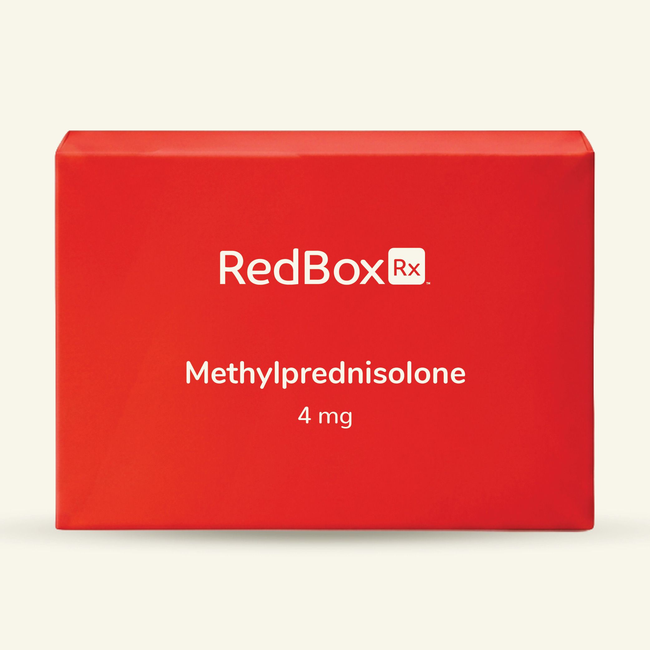 RedBox Rx Methylprednisolone 4 mg Box