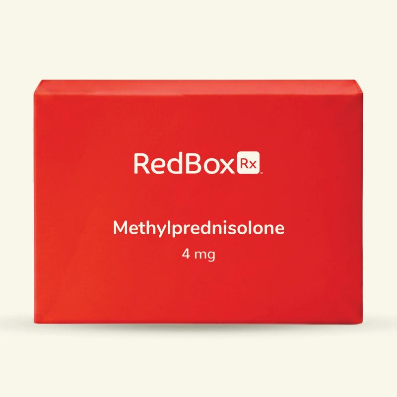RedBox Rx Methylprednisolone 4 mg Box