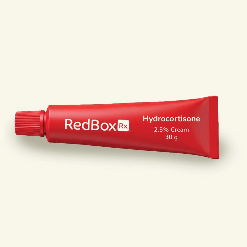 RedBox Rx Hydrocortisone 2.5% Cream 30 g Tube