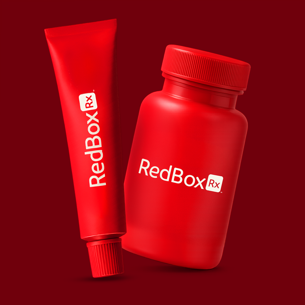 RedBox Rx Tube & Med Bottles