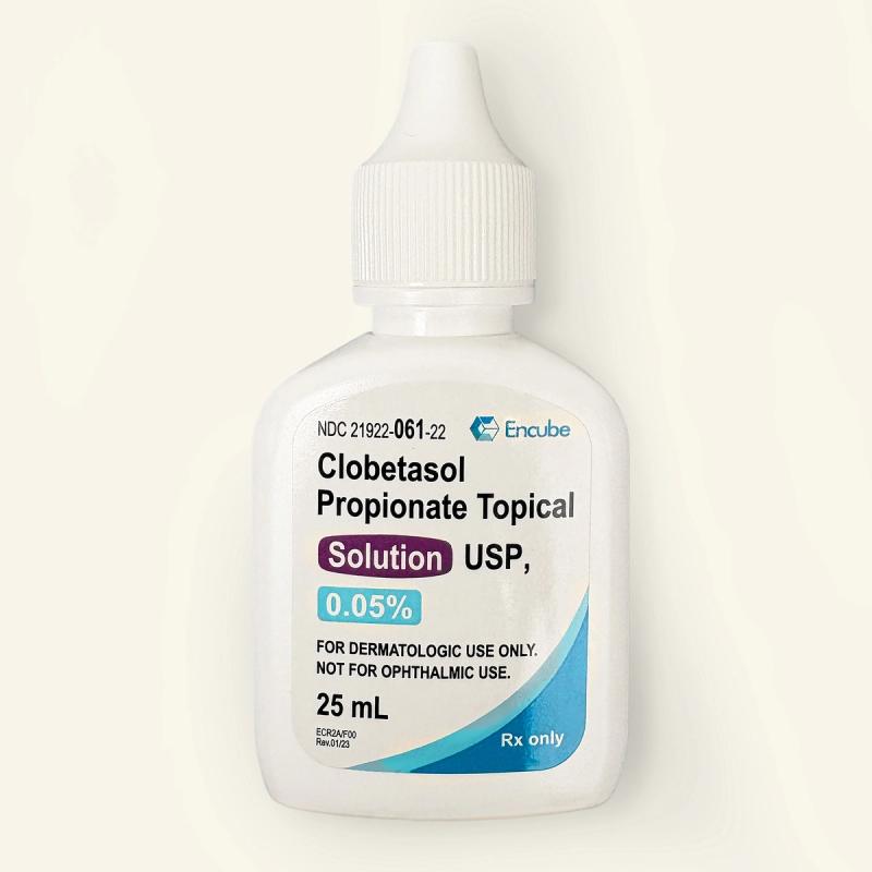 clobetasol topical solution bottle