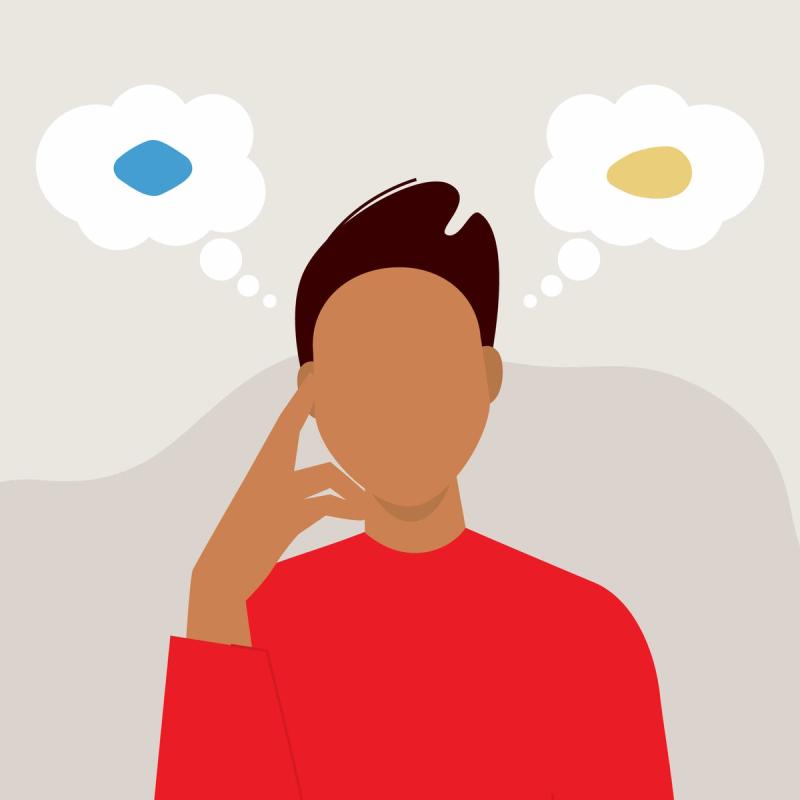 Man Contemplating Sildenafil vs. Tadalafil for Erectile Dysfunction