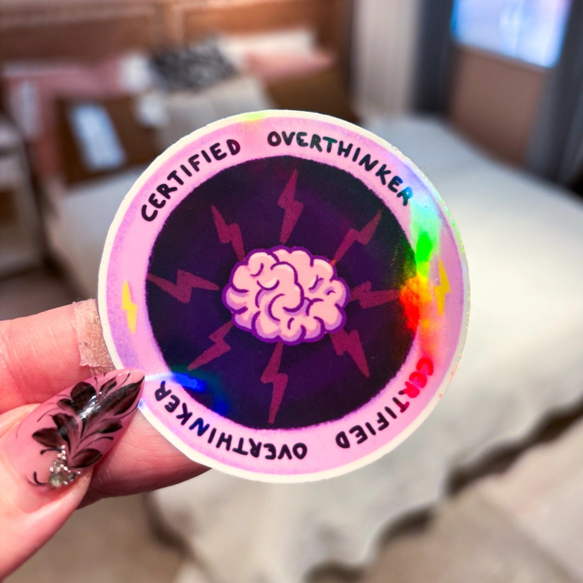 Certified Overthinker merkki