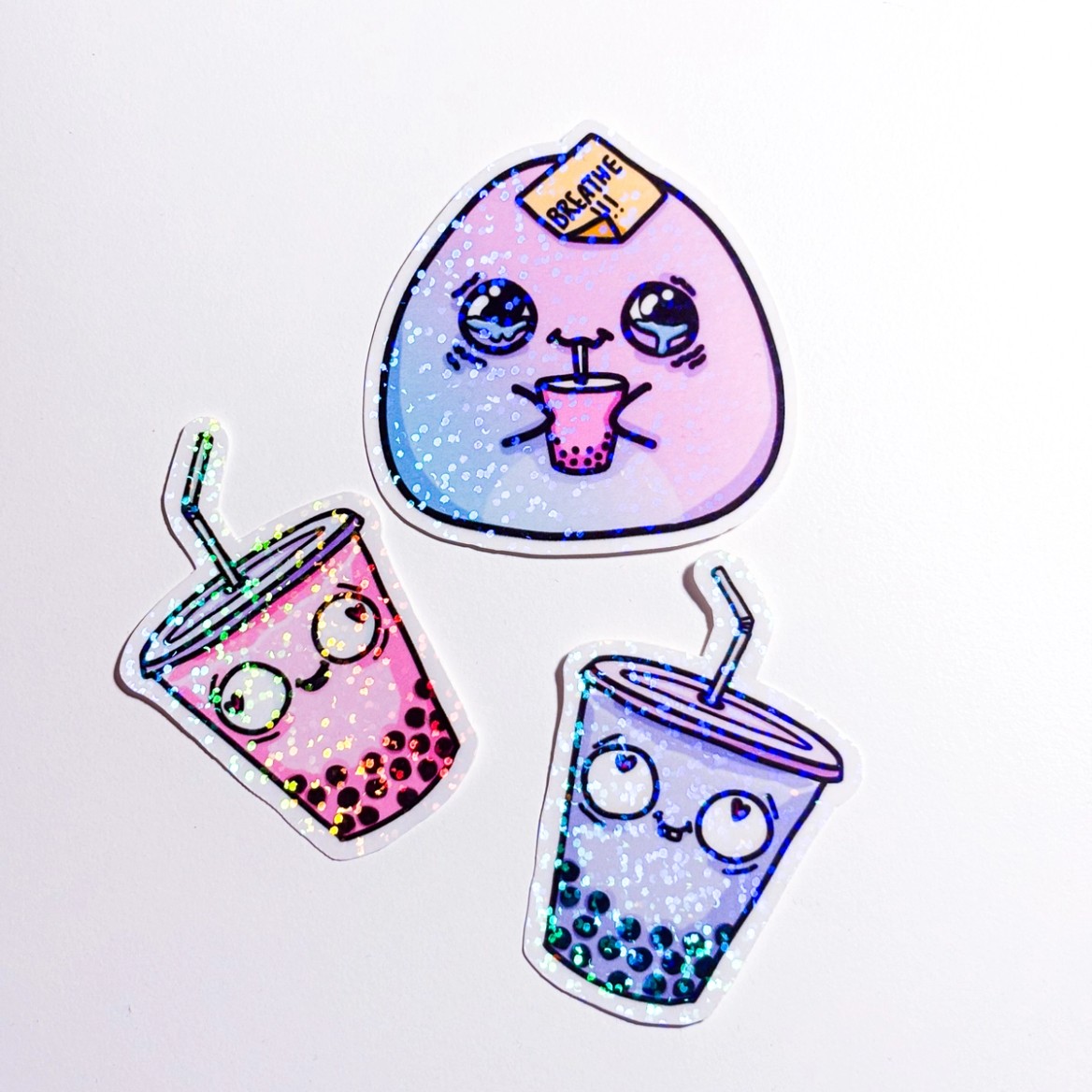 Emotional Support Boba Blue