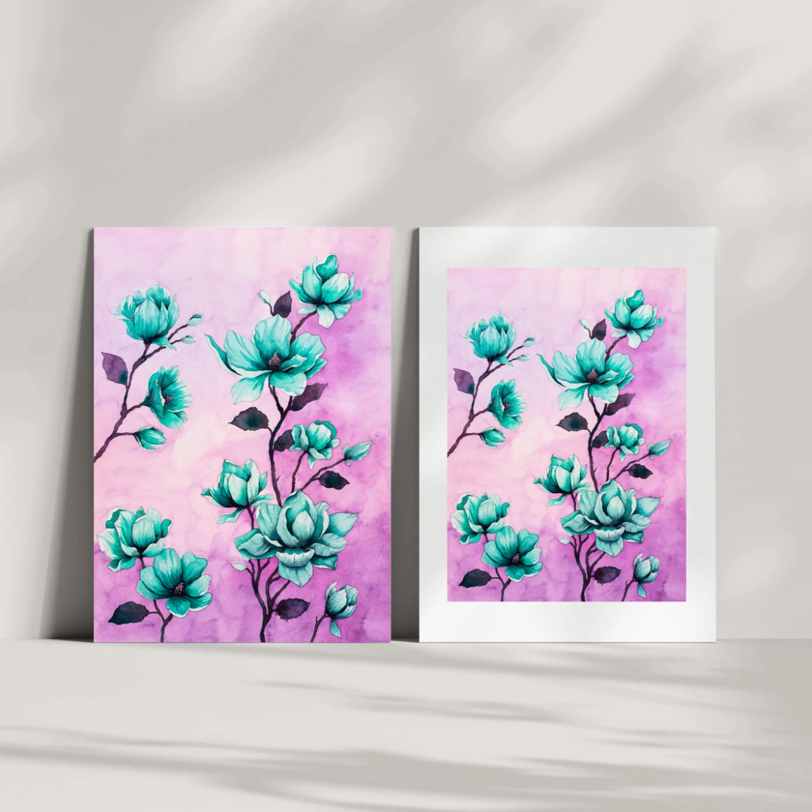 Turkoosit kukinnat -juliste