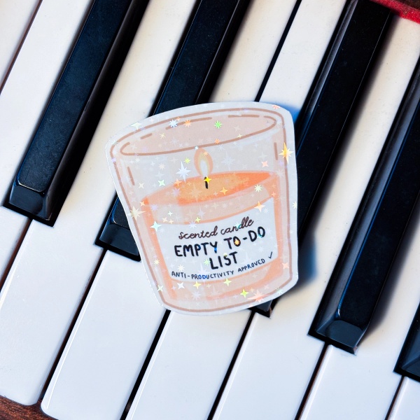 Empty To-Do List Scented candle