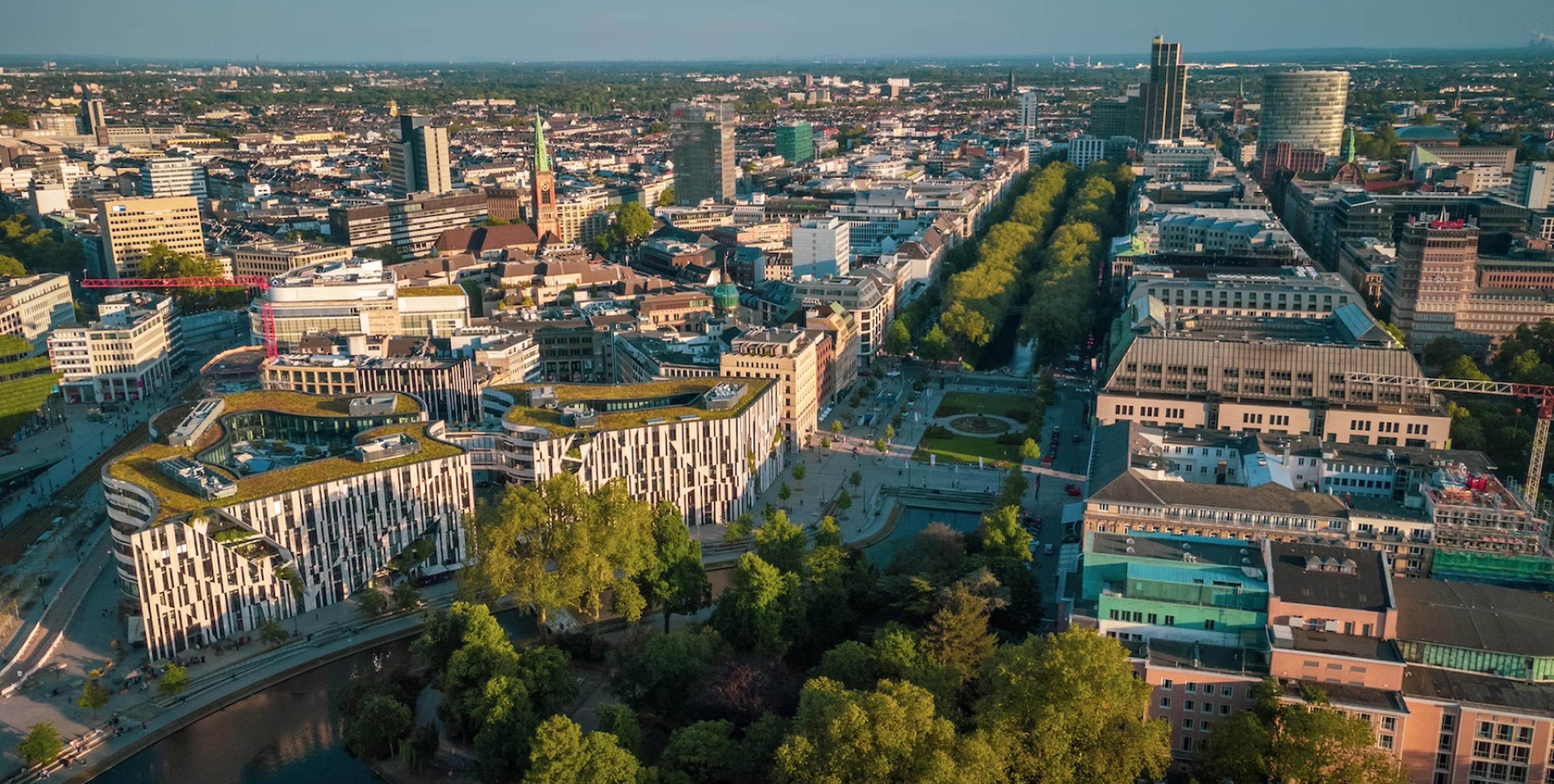Düsseldorf von oben