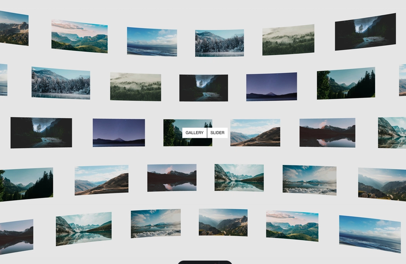 Orbit Gallery with Shifting Views