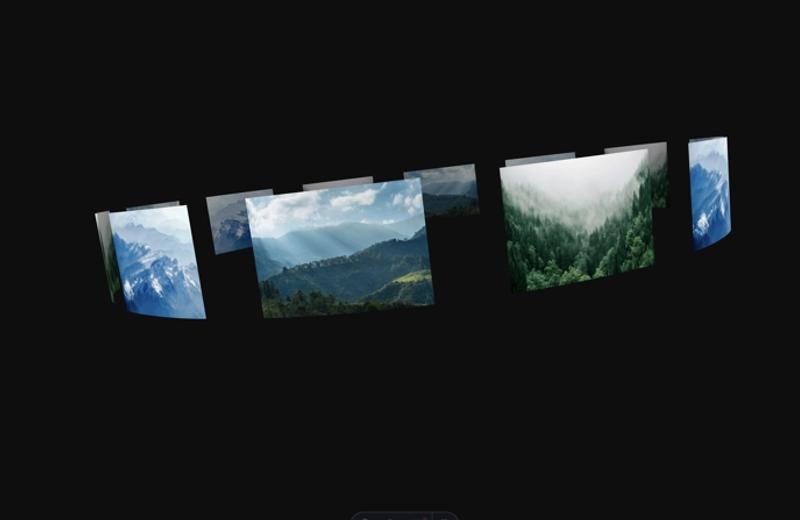 Scroll-Rotated Circle