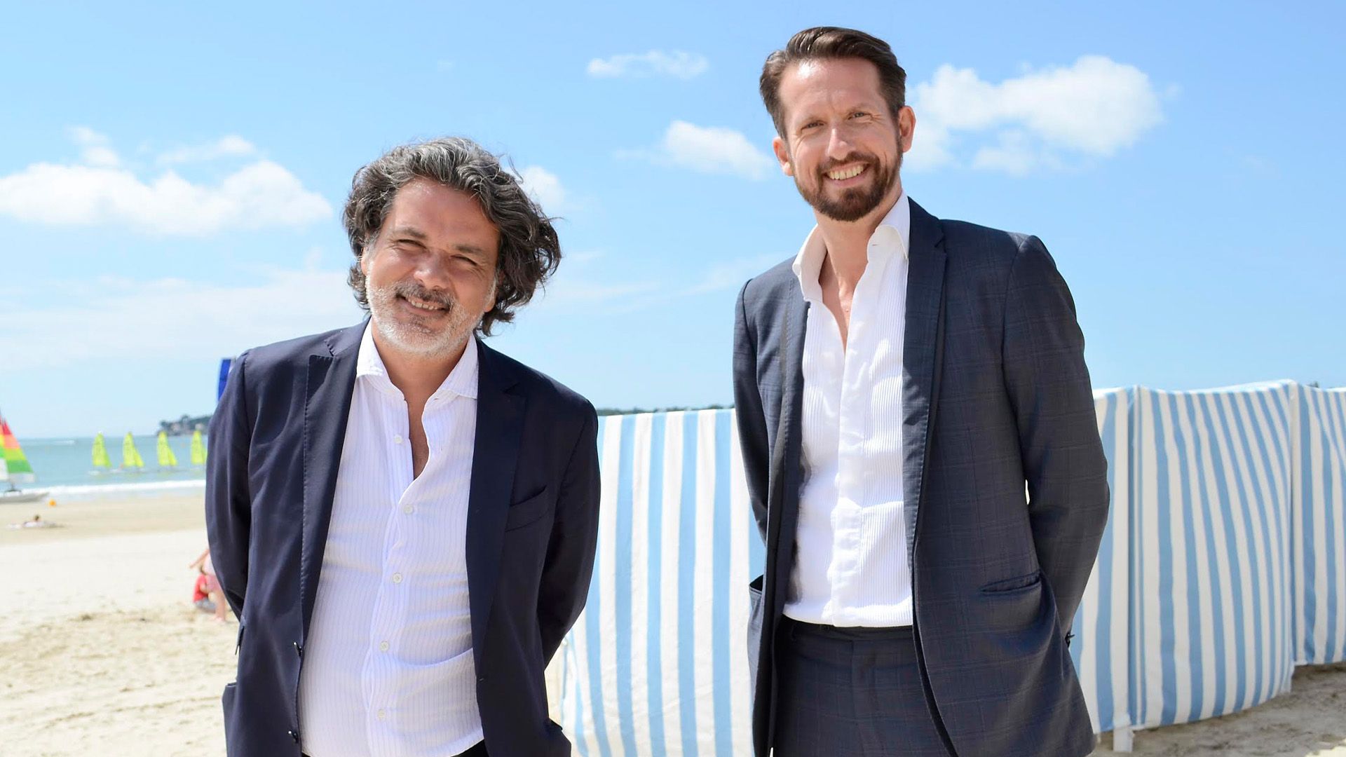 Christophe Barratier et Sam Bobino, présidents du Festival de La Baule