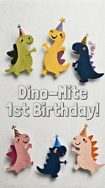 Dino-Mite 1st Birthday