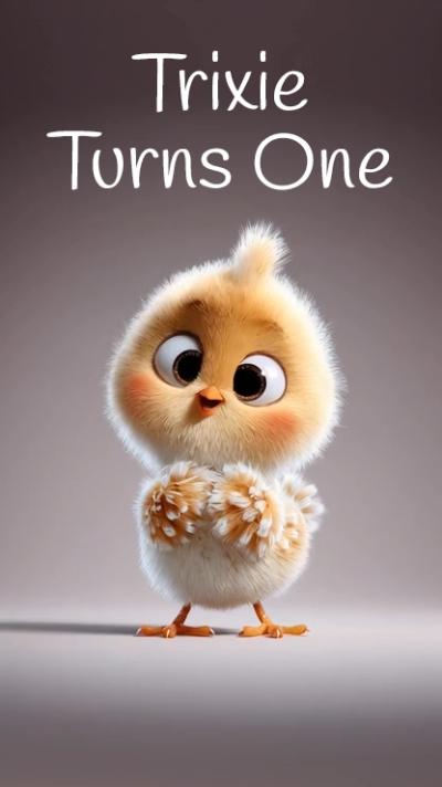 Chick's 1st Birthday video invitation