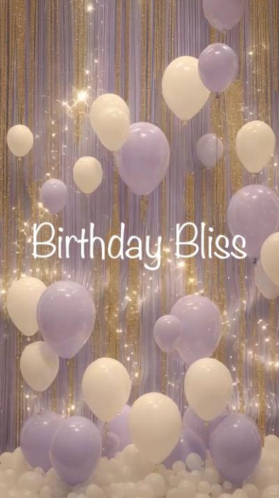 Birthday Bliss video invitation