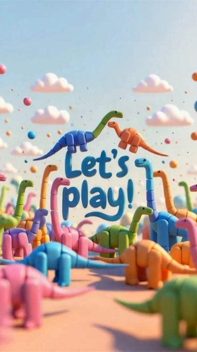 Let's Play 2 video invitation