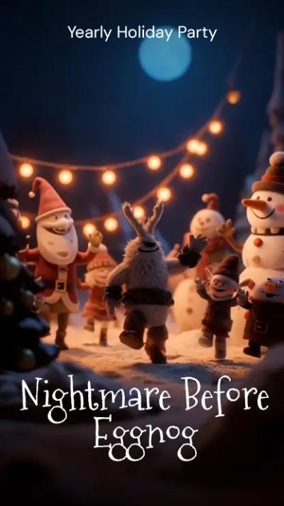 Nightmare Before video invitation