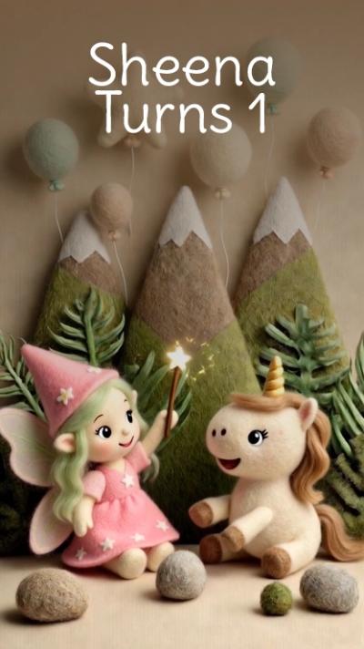 Plush Fairy video invitation