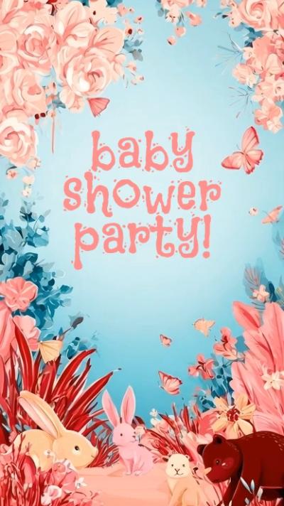 Bunny Party video invitation