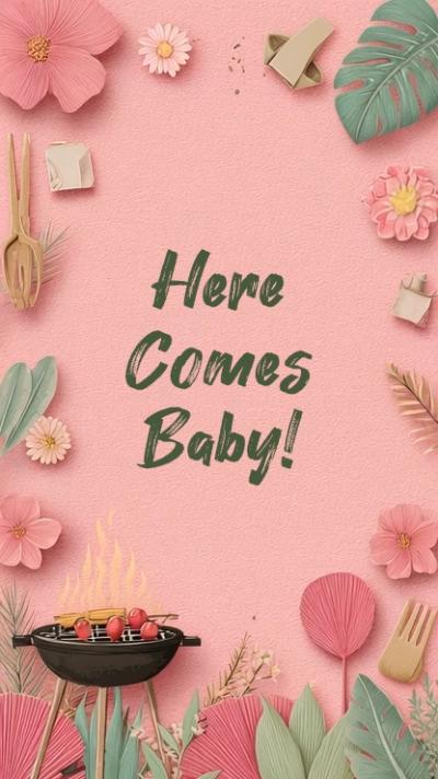 Here Comes Baby! video invitation