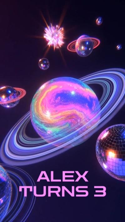 Holo Planet video invitation