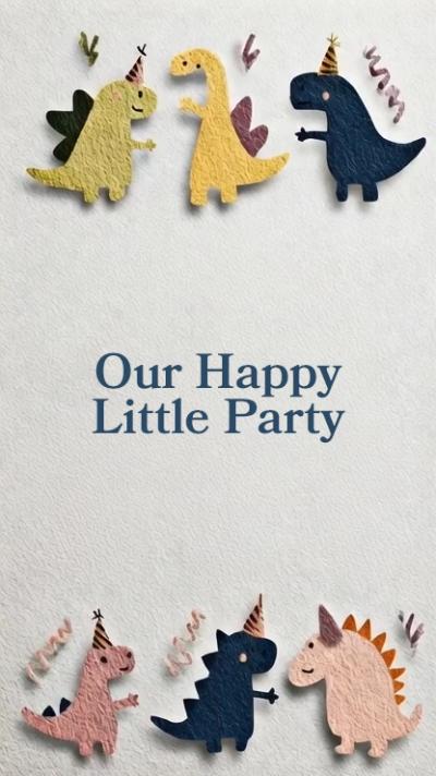 Paper Cutouts video invitation