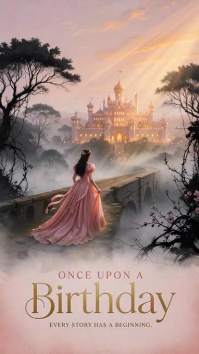 Princess Walk video invitation