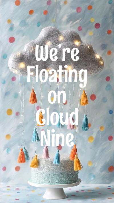 Cloud Crib Mobile video invitation