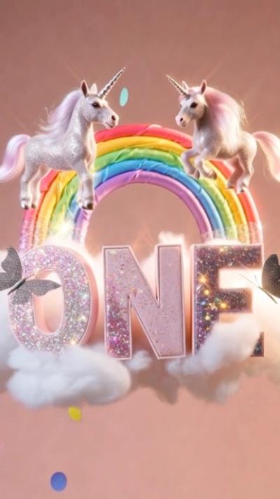 One (Unicorn) video invitation