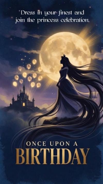 Moon Goddess video invitation