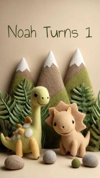 Dino Stuff Toy video invitation