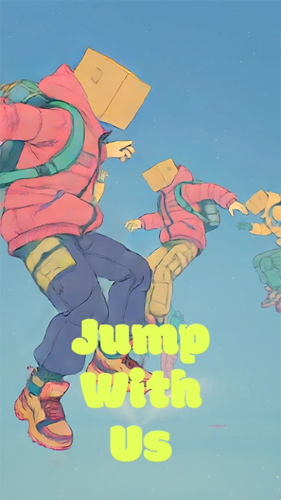 Jumpy Blocks video invitation