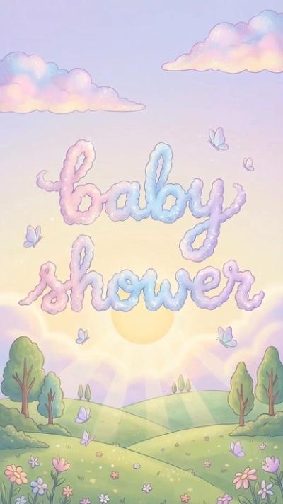 Pastel Cloud video invitation