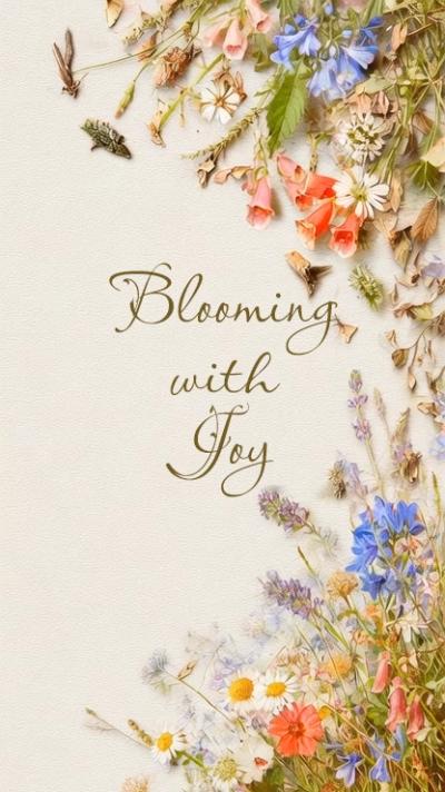 Blooming Flowers video invitation