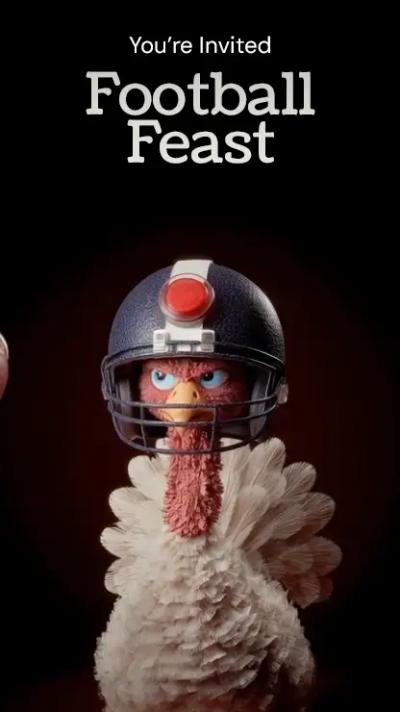 Turkey Footballer video invitation