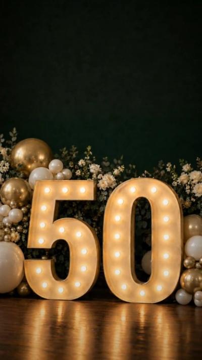 Marquee 50 video invitation