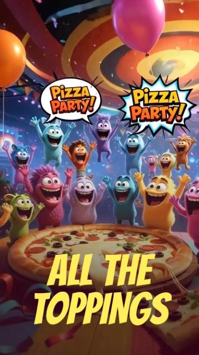 Galactic Toppings video invitation