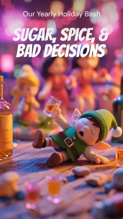 Drunk Elf video invitation