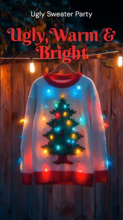 Knitted Nights video invitation