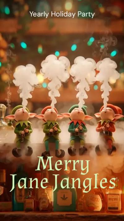 Hazy Elfs video invitation