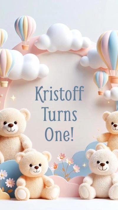 Cute Teddy Bears video invitation