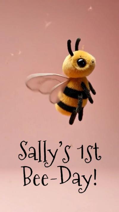 1st Bee-Day video invitation
