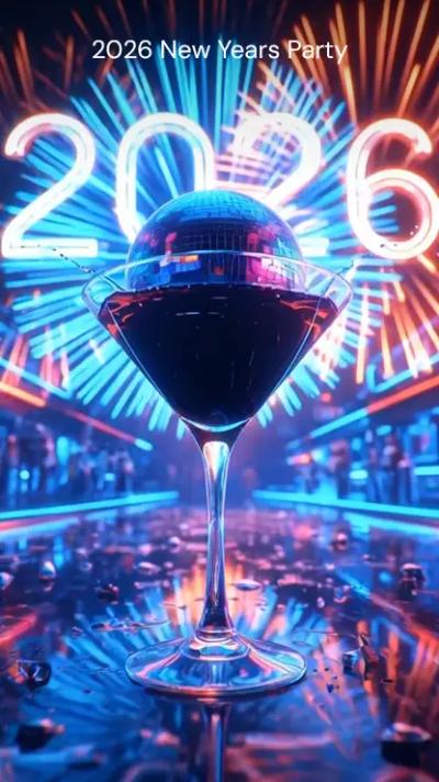 Disco Martini video invitation